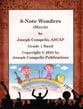 6-Note Wonders Concert Band sheet music cover